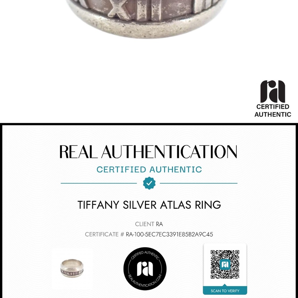 Tiffany Silver Atlas Ring